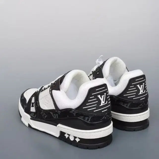 [BUNJANG] LV Trainer Black and White Sneakers / 롯데백화점에서 구매한 LV 트레이너 흑백 운동화