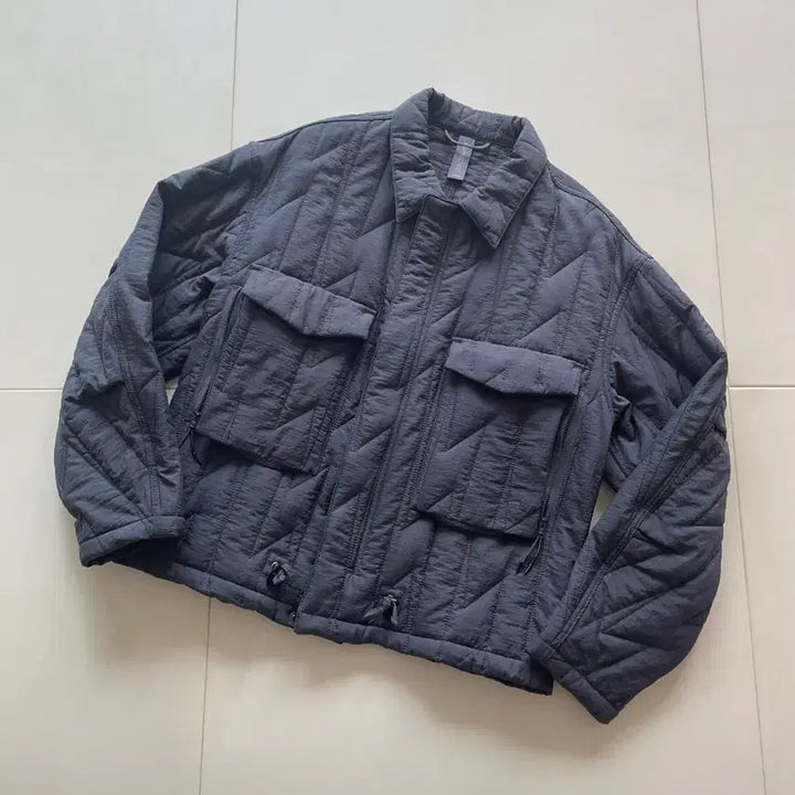 [BUNJANG] Unaffected Quilted Shirt Jacket Charcoal L / 언어펙티드 퀼티드 셔츠 자켓 점퍼 L 차콜 극미