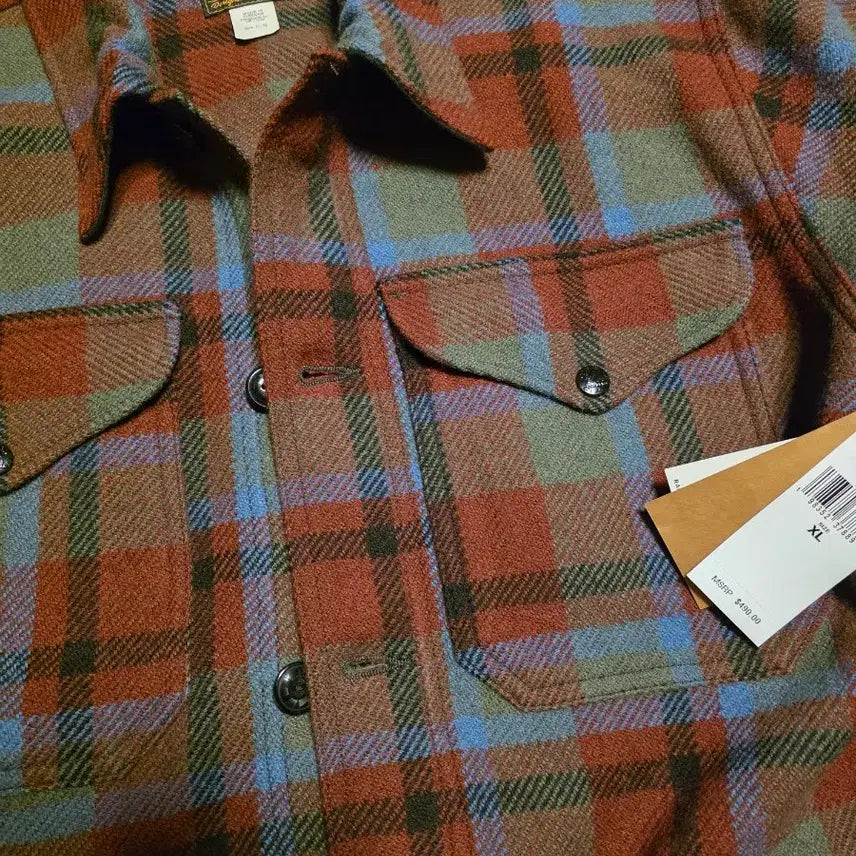 [BUNJANG] RRL Mackinaw Wool Cruiser Overshirt Jacket / RRL 랄프로렌 / 매키노 울 크루저 오버셔츠 자켓 / XL