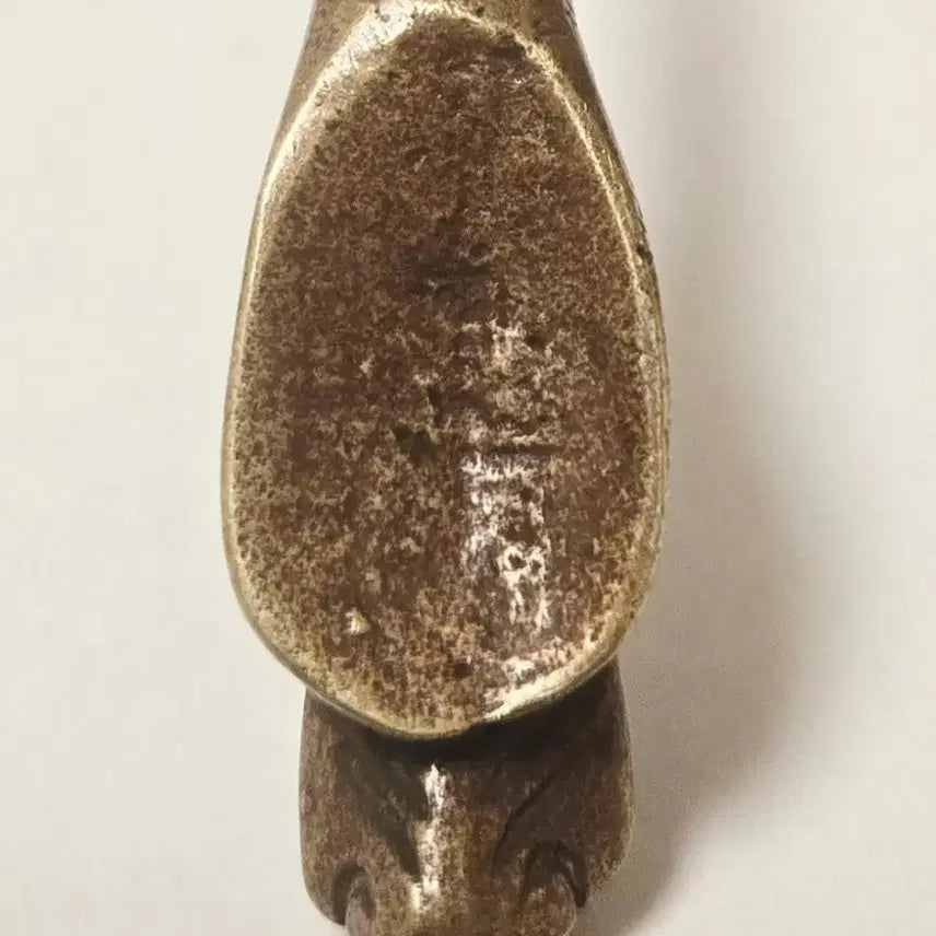 [BUNJANG] Antique Dragon Head Ladle with Child Statue / 희귀 고미술] 용두 동자상 관불 국자 (관불표)