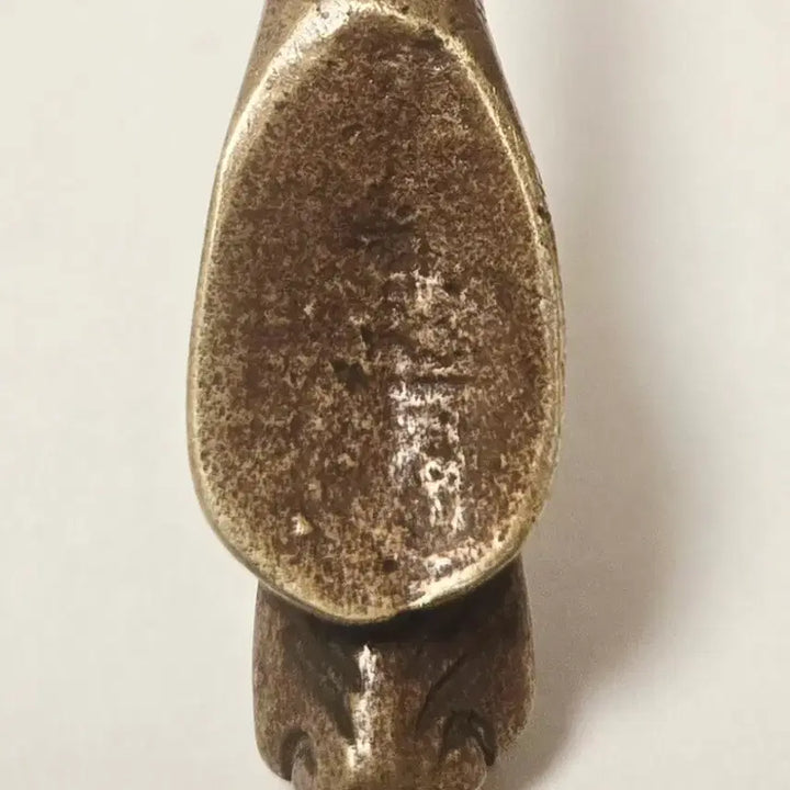 [BUNJANG] Antique Dragon Head Ladle with Child Statue / 희귀 고미술] 용두 동자상 관불 국자 (관불표)