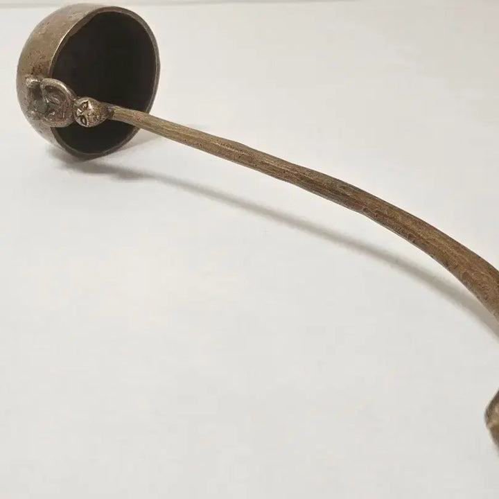 [BUNJANG] Antique Dragon Head Ladle with Child Statue / 희귀 고미술] 용두 동자상 관불 국자 (관불표)