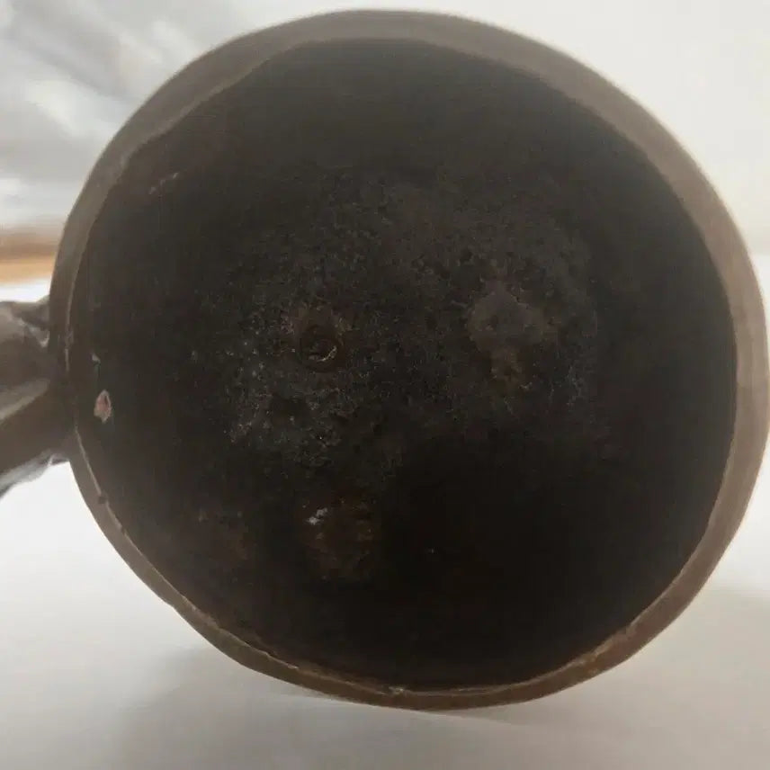 [BUNJANG] Antique Dragon Head Ladle with Child Statue / 희귀 고미술] 용두 동자상 관불 국자 (관불표)