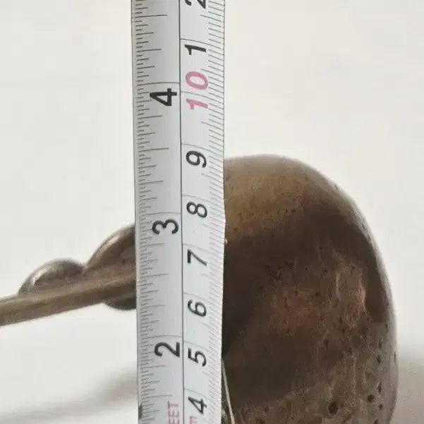 [BUNJANG] Antique Dragon Head Ladle with Child Statue / 희귀 고미술] 용두 동자상 관불 국자 (관불표)