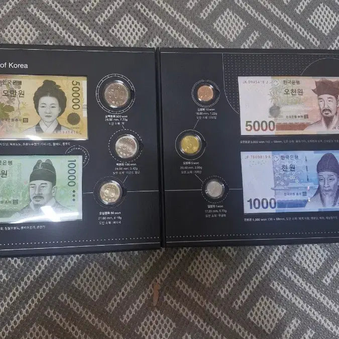 [BUNJANG] Korea Mint 70th Anniversary Commemorative Currency Set / *한국조폐공사 70주년기념 화폐세트