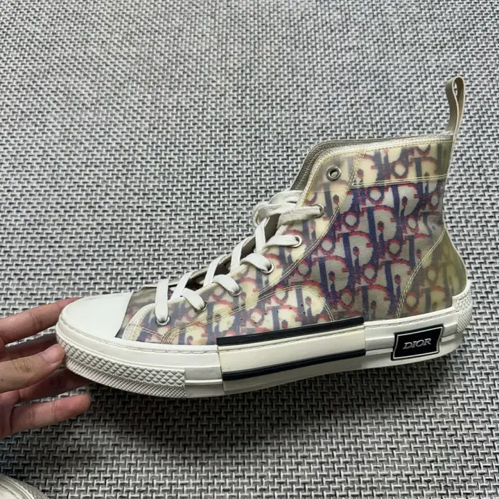 [BUNJANG] Dior Oblique High-Top Sneakers / (한정판) 디올 오블리크 하이탑 멀티 스니커즈