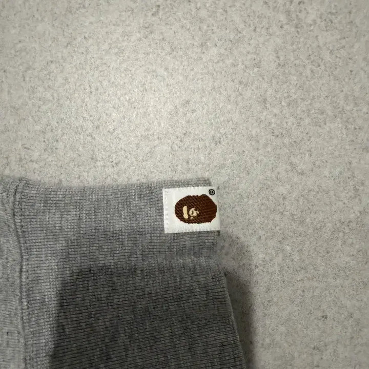 [BUNJANG] BAPE Long Shark Hoodie Gray Camo / 베이프 롱 샤크 후드집업 회색 카모