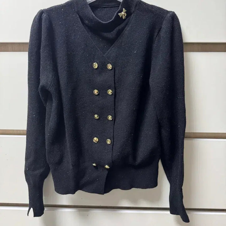 [BUNJANG] Styleonme Ribbon Brooch Cardigan / 스타일온미 리본 브로치 가디건 새상품