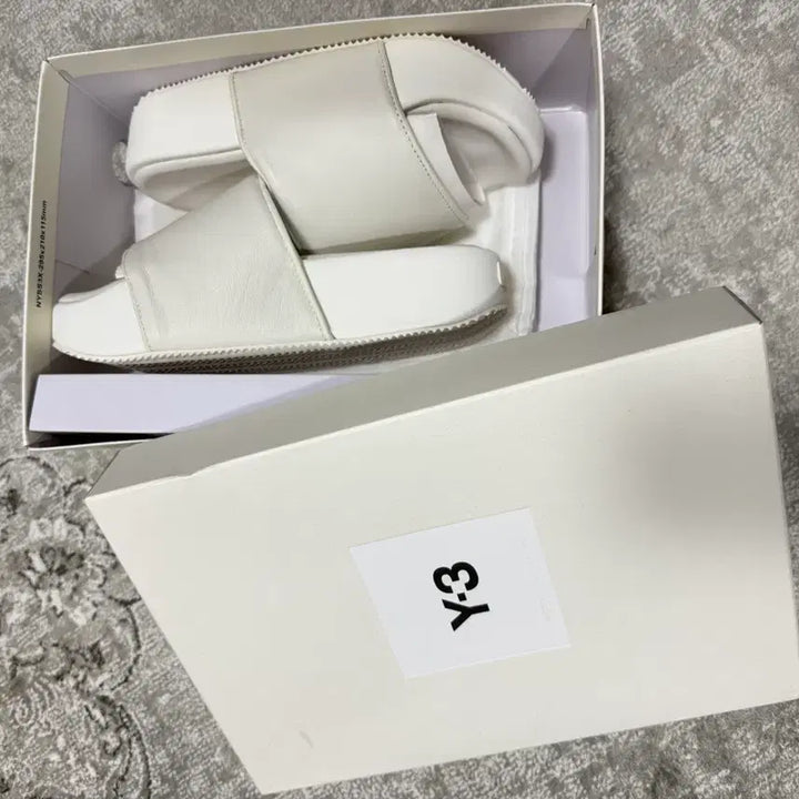 [SOLD OUT] Y-3 아디다스 레더 슬라이드 슬리퍼