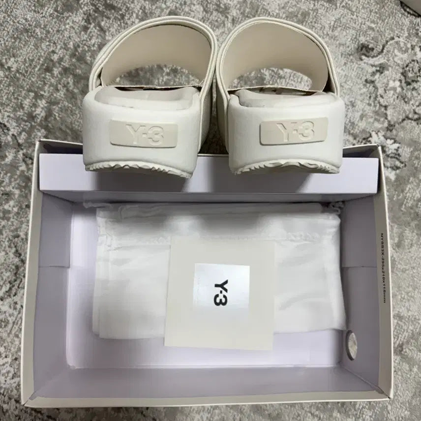 [SOLD OUT] Y-3 아디다스 레더 슬라이드 슬리퍼