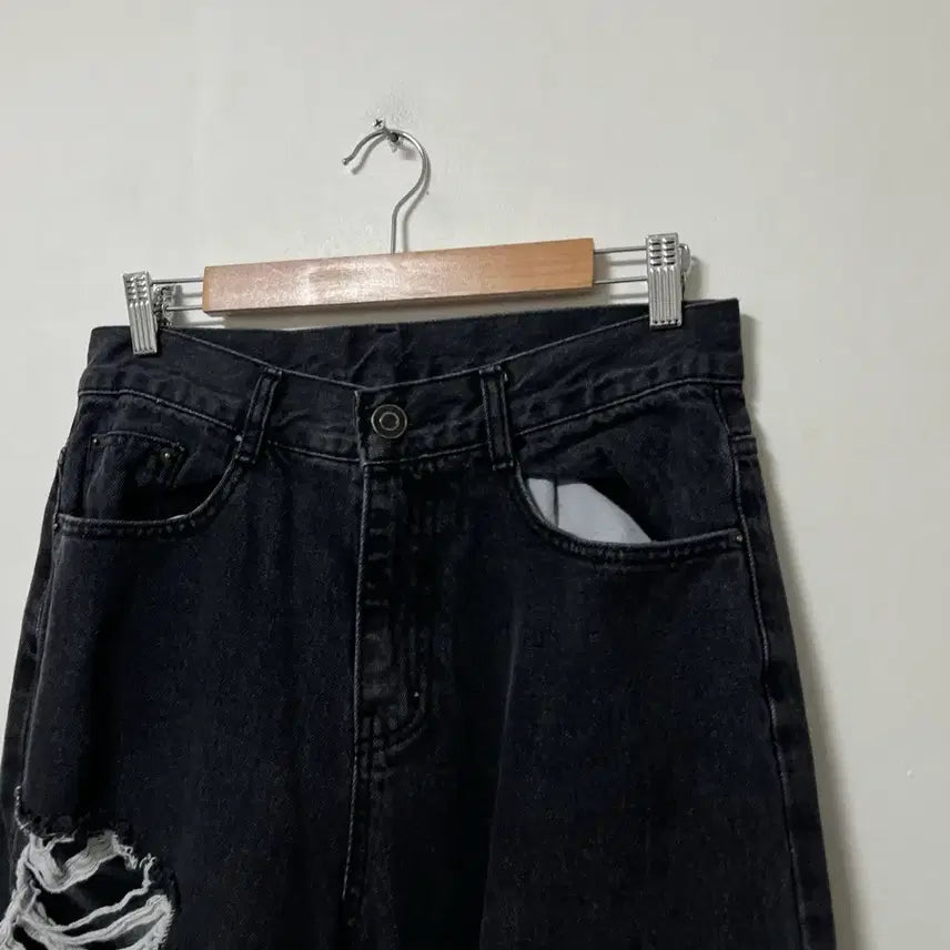 [SOLD OUT] 29-30 COLLAVO 와이드 데님 흑청바지 정품