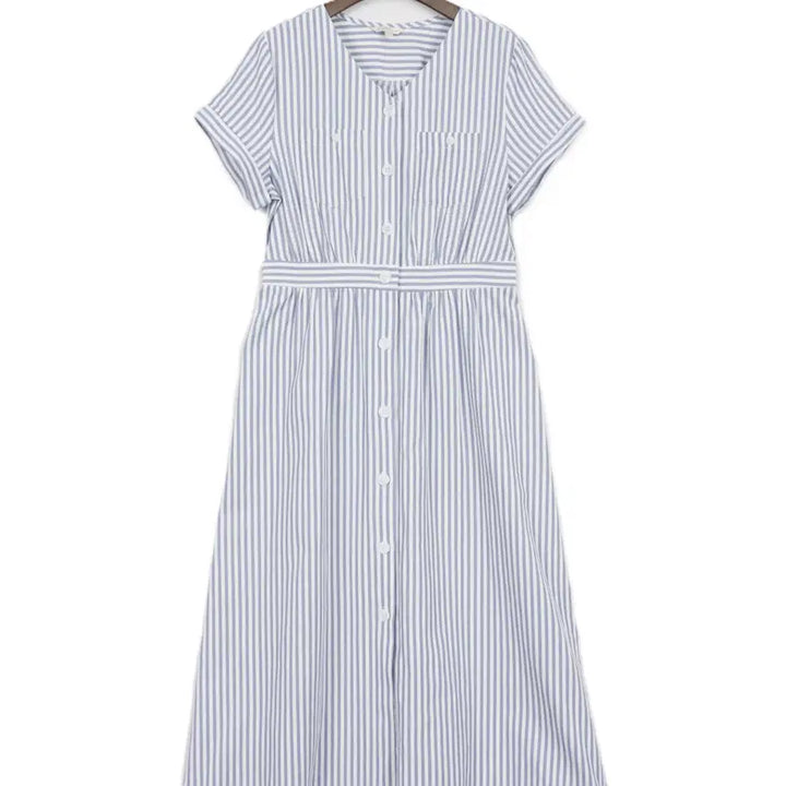 [BUNJANG] Plastic Island 2022 Striped Dress M / 플라스틱아일랜드 2022 스트라이프 원피스 M