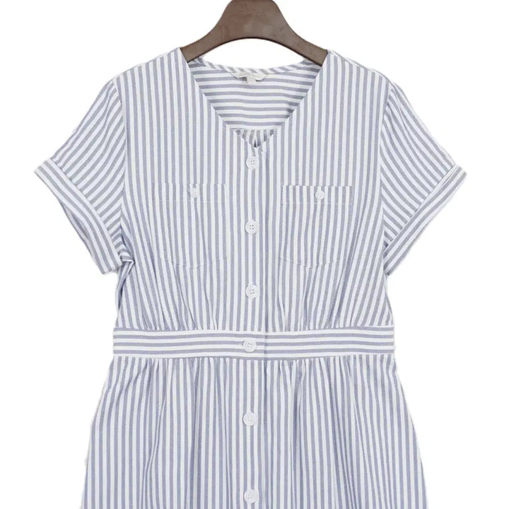 [BUNJANG] Plastic Island 2022 Striped Dress M / 플라스틱아일랜드 2022 스트라이프 원피스 M