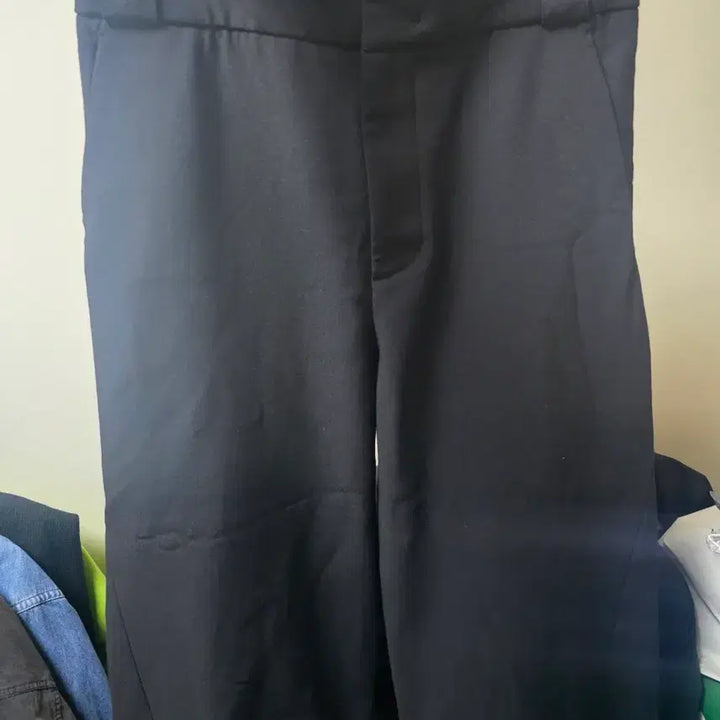 [BUNJANG] System Homme Wide Crop Fleece Slacks / 시스템옴므 와이드크롭기모슬랙스 78