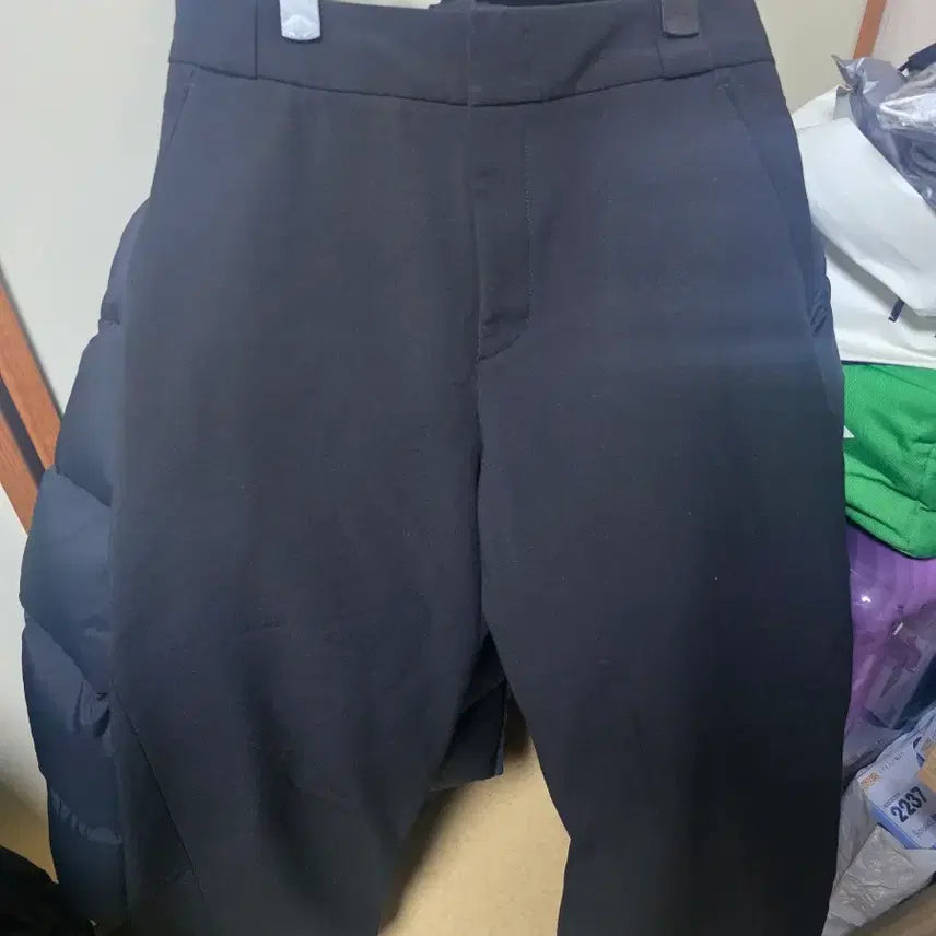 [BUNJANG] System Homme Wide Crop Fleece Slacks / 시스템옴므 와이드크롭기모슬랙스 78