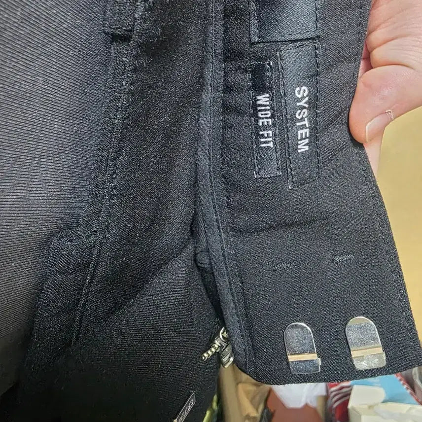 [BUNJANG] System Homme Wide Crop Fleece Slacks / 시스템옴므 와이드크롭기모슬랙스 78