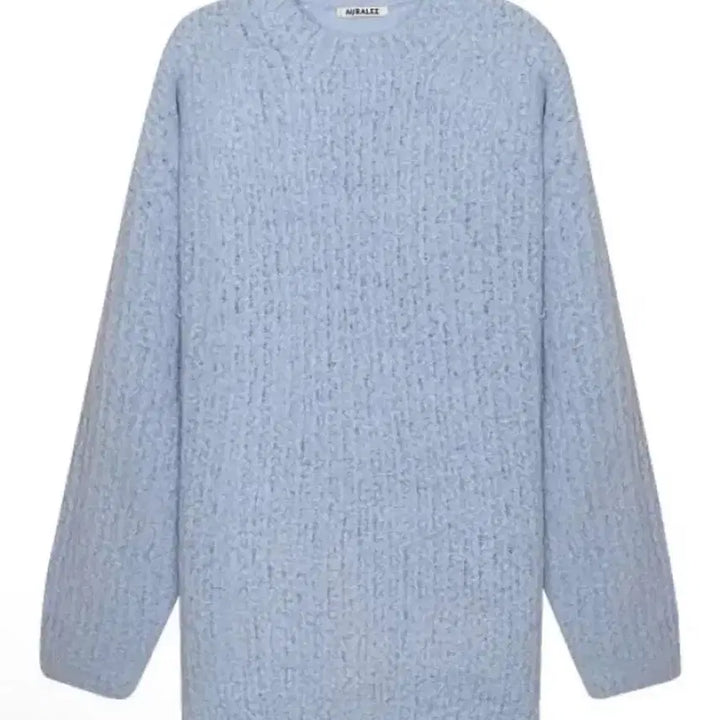 [BUNJANG] Auralee Mild Wool Knit Sweater / 오라리 밀드울 니트 화이트 블루