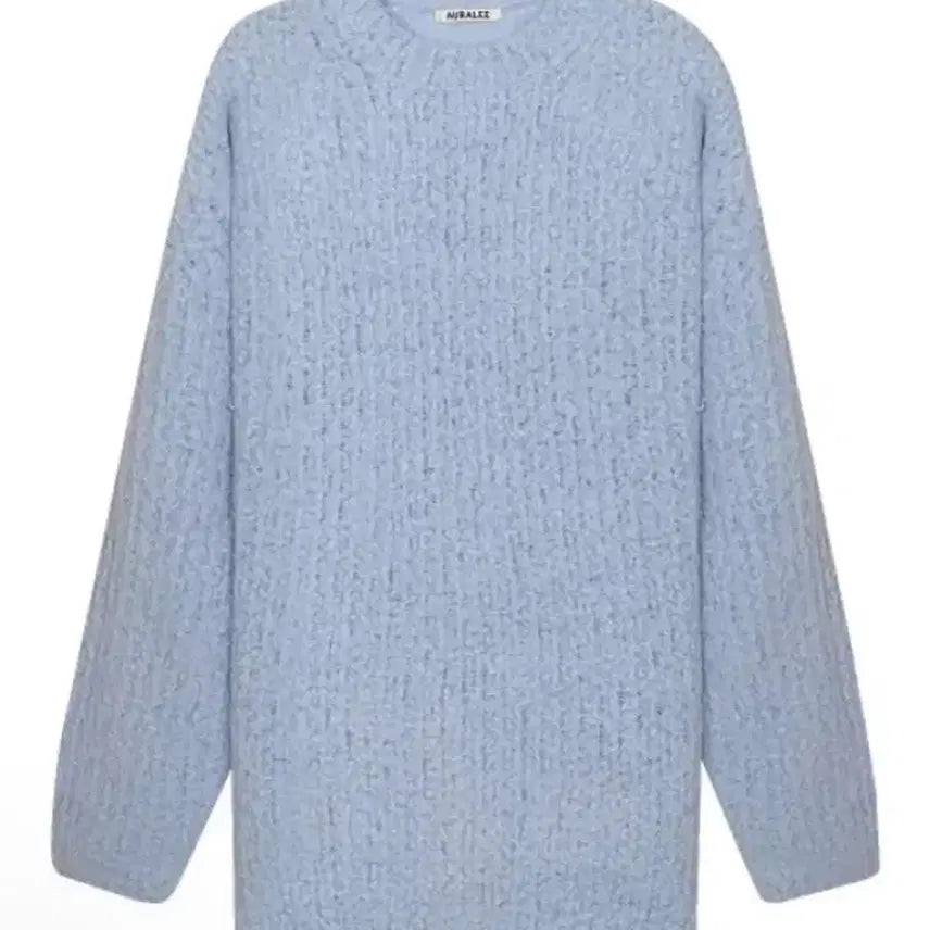 [BUNJANG] Auralee Mild Wool Knit Sweater / 오라리 밀드울 니트 화이트 블루