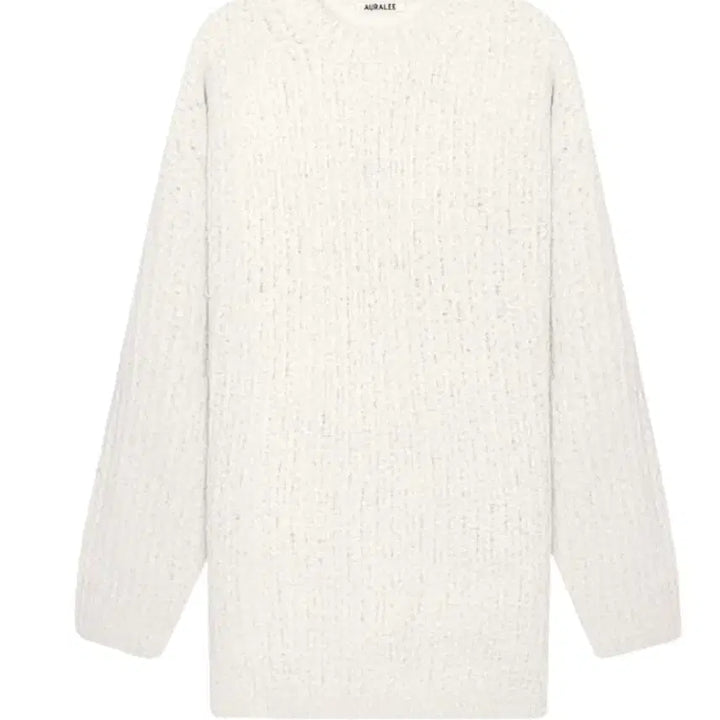 [BUNJANG] Auralee Mild Wool Knit Sweater / 오라리 밀드울 니트 화이트 블루