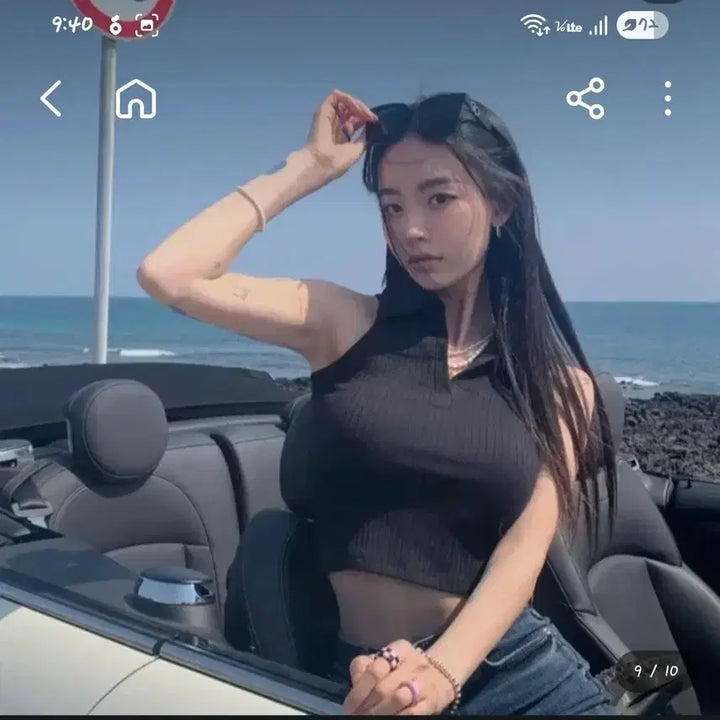 [BUNJANG] Pale Jade Halter Neck Black Dress / 교신 페일제이드 홀터넥 블랙 (휴양지 바캉스 하객룩 피로연 상견례 원피스