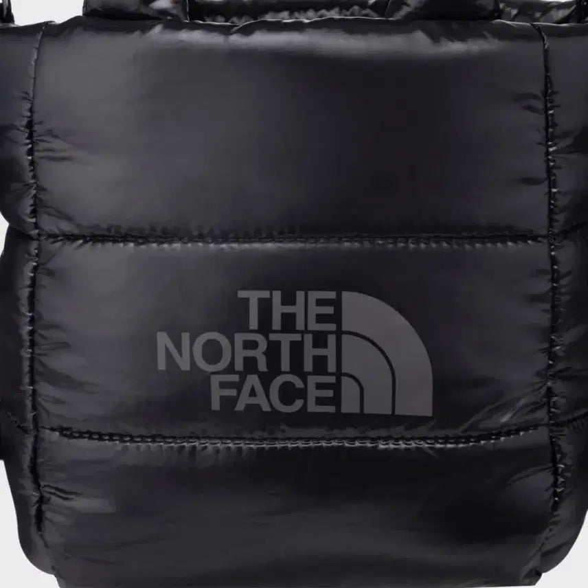 [BUNJANG] The North Face White Label Plumpy Tote Bag Mini Nuptse Padded Bag Black / 노스페이스 화이트라벨 플럼피 토트백 미니 눕시패딩백 블랙크로스백