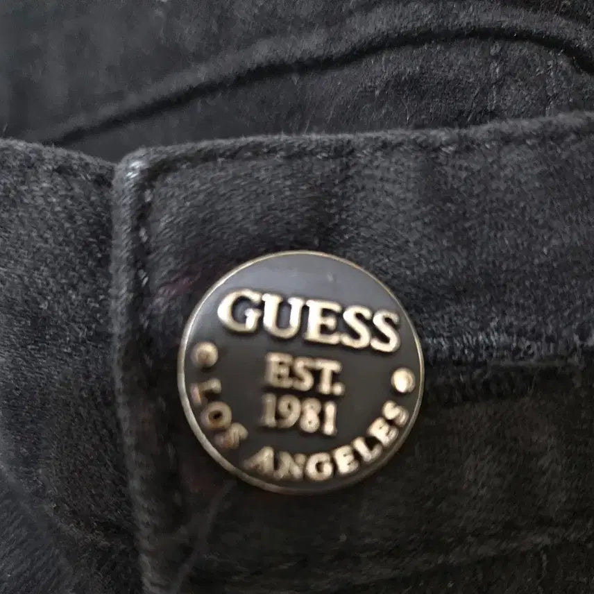 [BUNJANG] Guess Black Skinny Jeans (Size 24) / 게스 블랙 스키니진 24