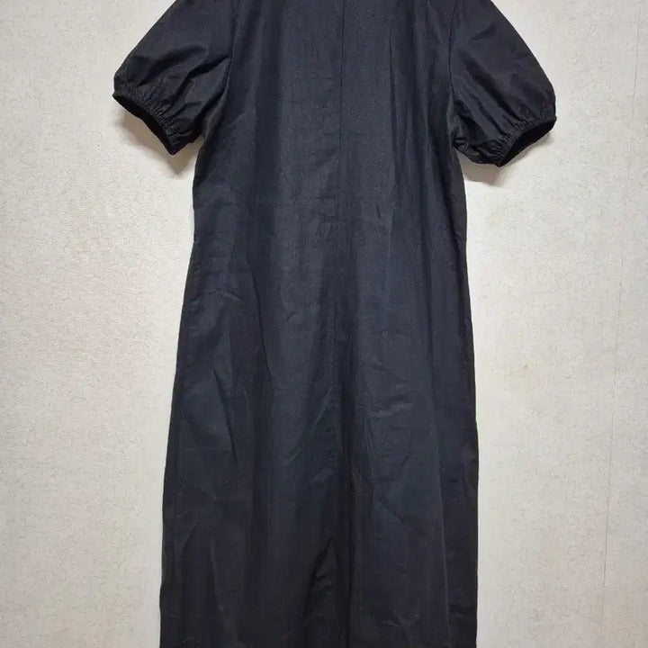 [SOLD OUT] (새상품) 면100 핀턱 브이넥 퍼프 원피스