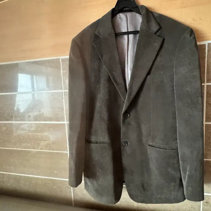 [BUNJANG] Corduroy Jacket Gray / 골덴 자켓 그레이