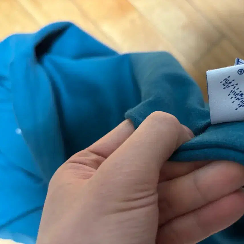 [BUNJANG] Maison Kitsune x ADER Error Fox Hoodie Turquoise / A2 메종키츠네 아더에러 폭스 후드 티셔츠 터콰이즈