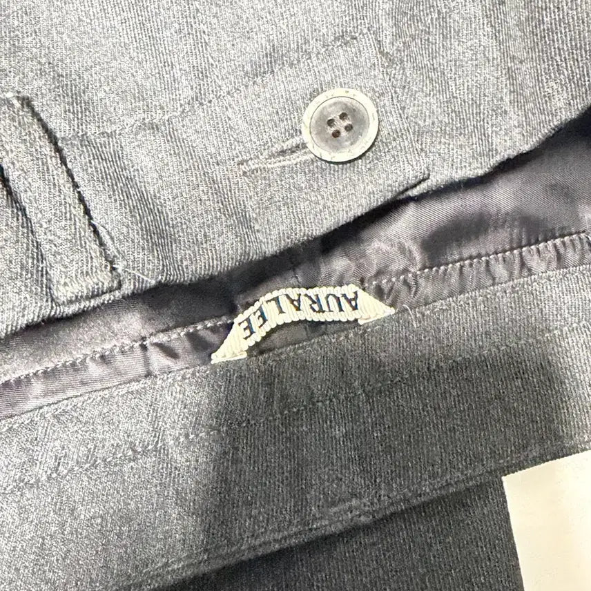 [BUNJANG] Auralee Gray Wool Pants / 오라리 그레이 울 팬츠
