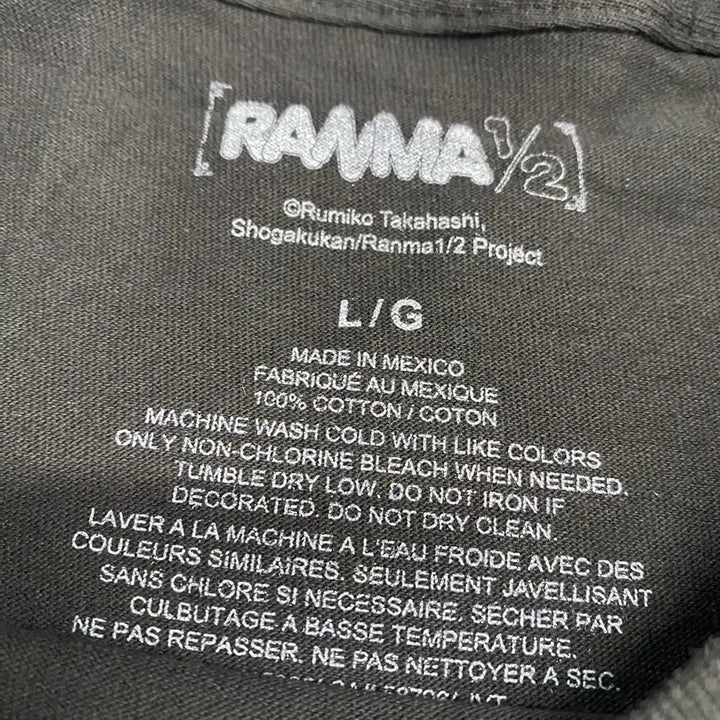 [BUNJANG] Ranma Official Animation T-Shirt / 란마 오피셜 애니메이션 티셔츠