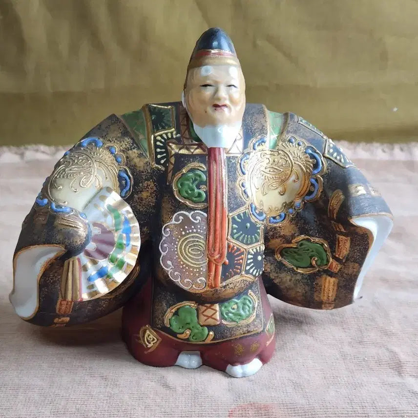 [SOLD OUT] 일본에서온 금채 양각문양 구곡 복부른 할아버지