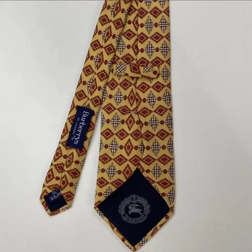 [BUNJANG] Burberry Nova Check Silk Necktie / 버버리 (Burberry) 노바체크 정품 명품넥타이
