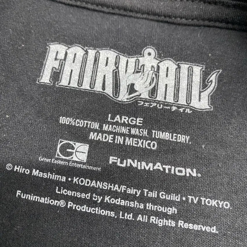 [BUNJANG] Fairy Tail Official Animation T-shirt / 페어리테일 오피셜 애니메이션 티셔츠