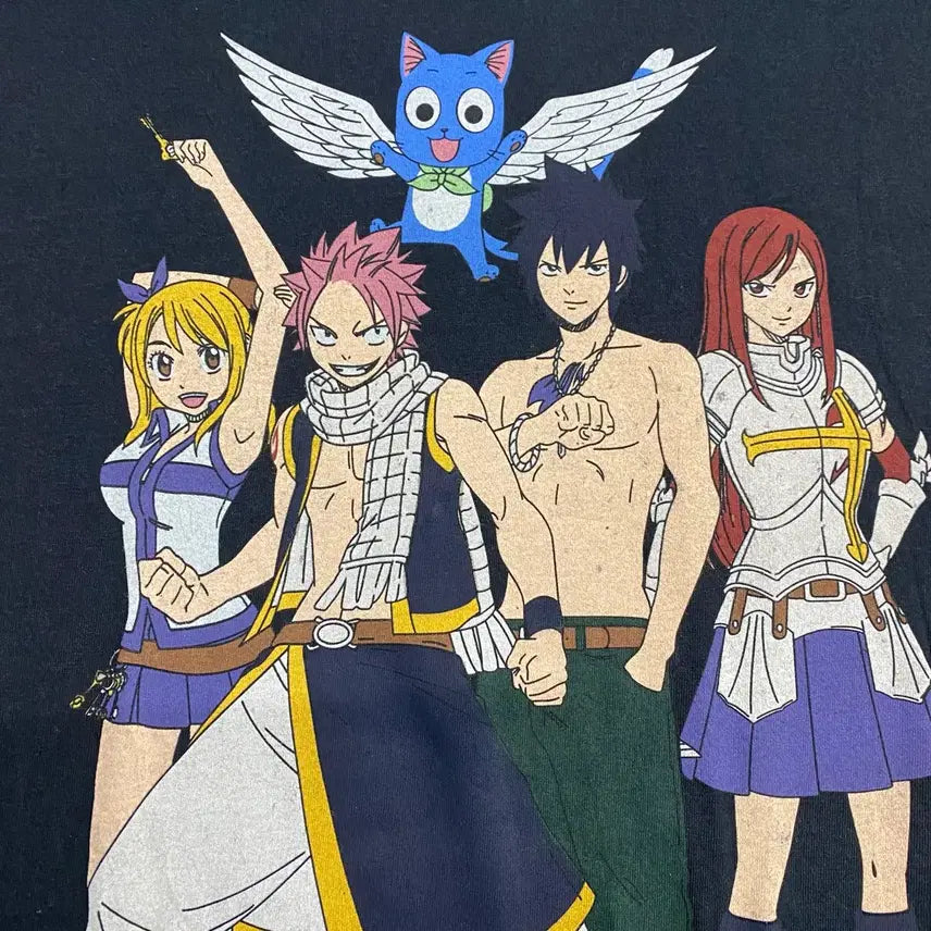 [BUNJANG] Fairy Tail Official Animation T-shirt / 페어리테일 오피셜 애니메이션 티셔츠