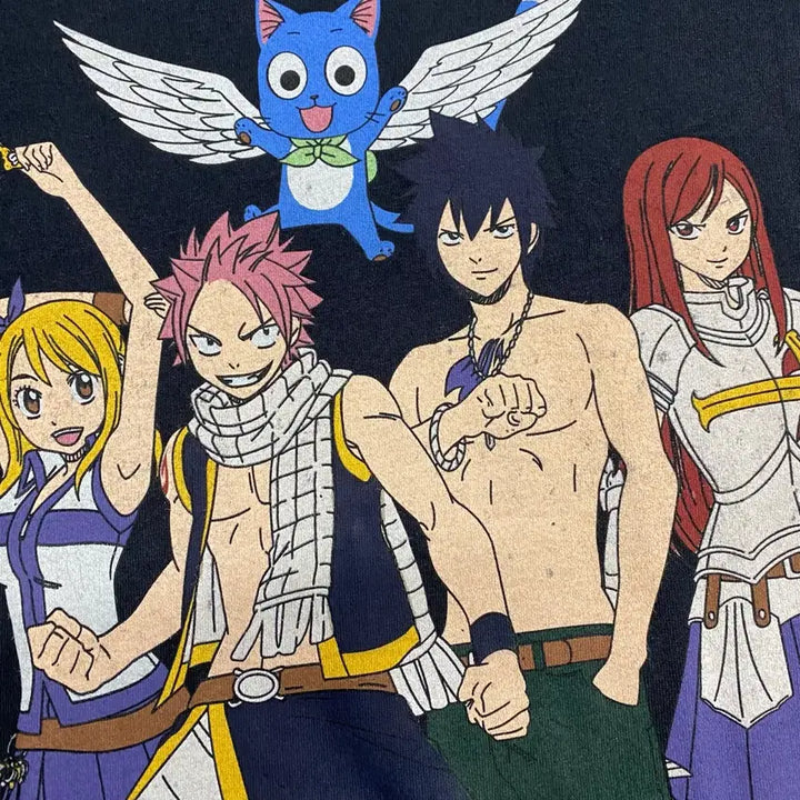 [BUNJANG] Fairy Tail Official Animation T-shirt / 페어리테일 오피셜 애니메이션 티셔츠