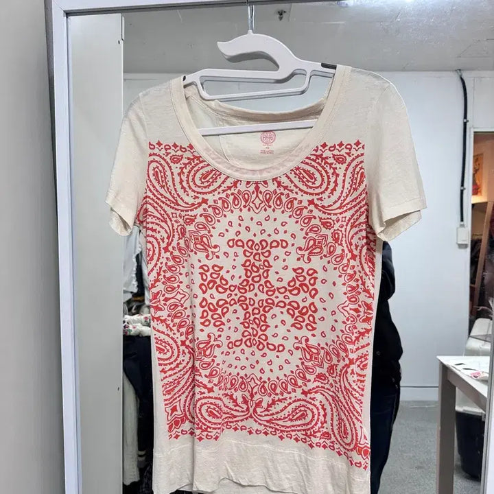 [SOLD OUT] 토리버치 페이즐리 반팔 티셔츠
