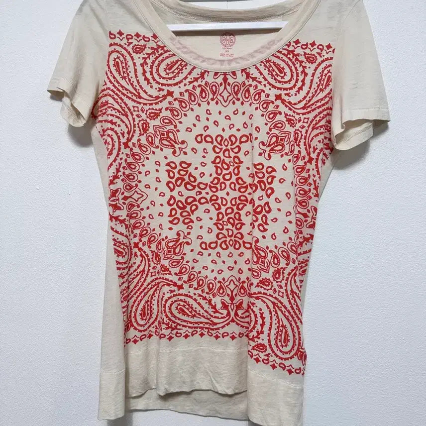 [SOLD OUT] 토리버치 페이즐리 반팔 티셔츠