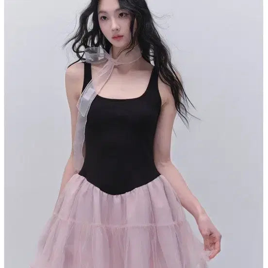 [BUNJANG] Fragile Heart Tulip Chiffon Dress / 프레질하트 Tulip Chiffon Dress 원피스