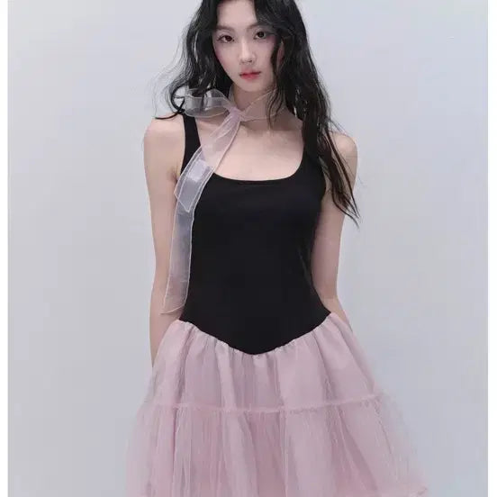 [BUNJANG] Fragile Heart Tulip Chiffon Dress / 프레질하트 Tulip Chiffon Dress 원피스