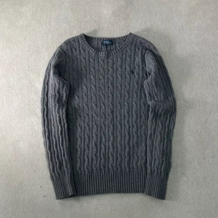 [BUNJANG] Polo Ralph Lauren Cable Knit Sweater / 95 폴로랄프로렌 꽈배기 니트