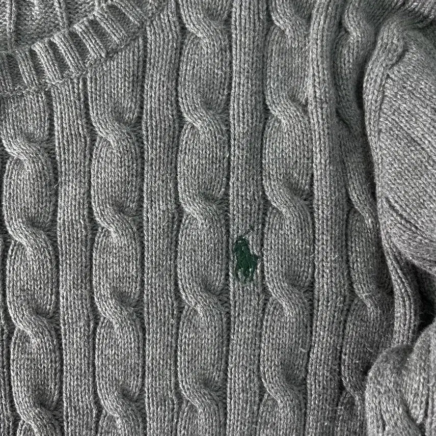 [BUNJANG] Polo Ralph Lauren Cable Knit Sweater / 95 폴로랄프로렌 꽈배기 니트