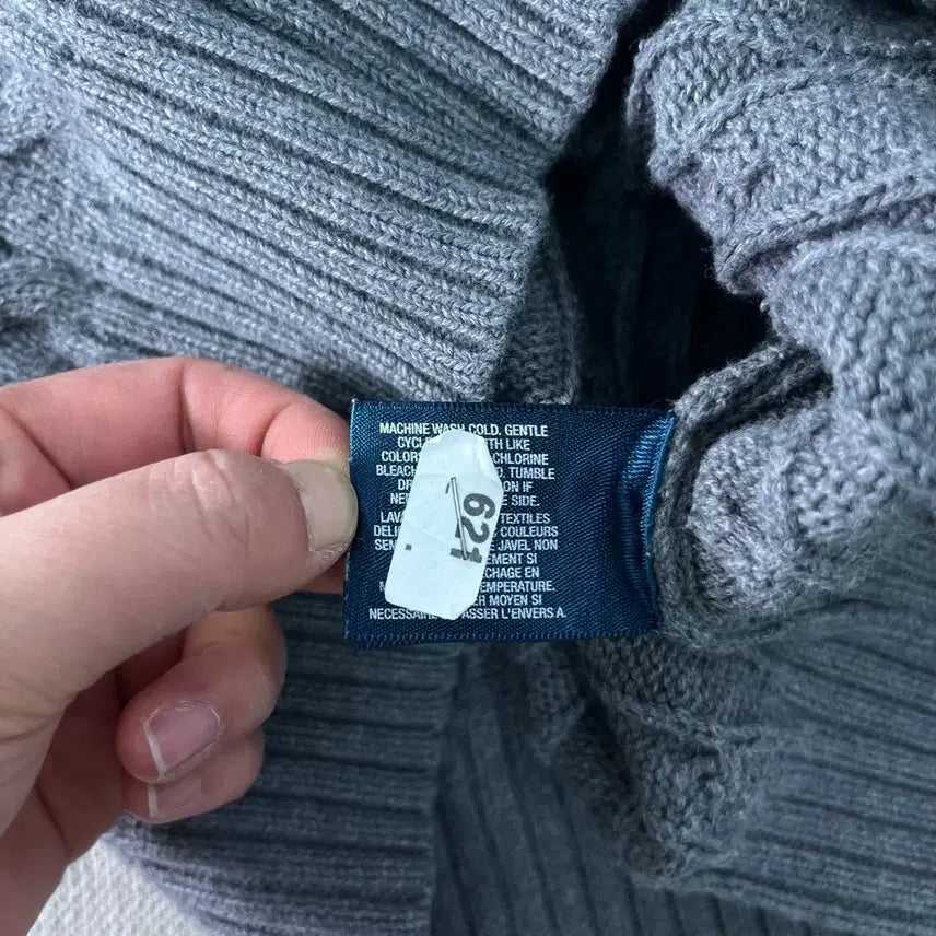 [BUNJANG] Polo Ralph Lauren Cable Knit Sweater / 95 폴로랄프로렌 꽈배기 니트