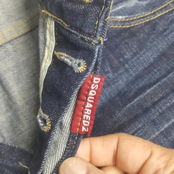 [BUNJANG] Dsquared2 Spandex Denim Jeans / 디스퀘어드2 정품 스판대님 36인치 98번