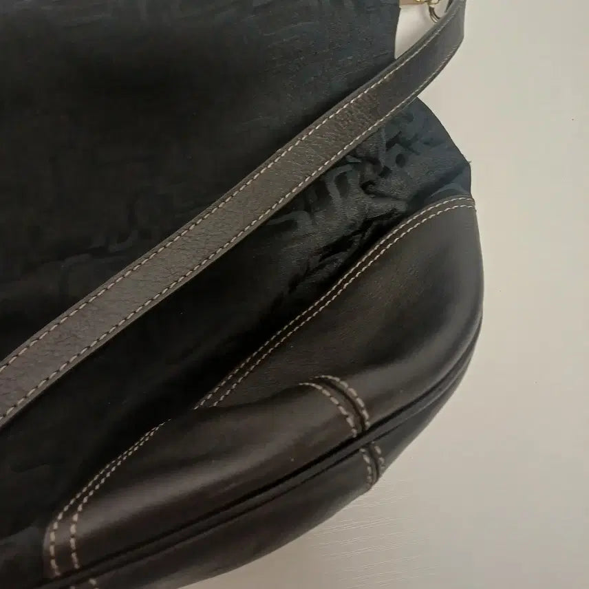 [BUNJANG] DAKS DD Logo Jacquard Hobo Bag / DAKS 닥스 클래식 DD로고 자카드 호보백 (DC2H 0F953)