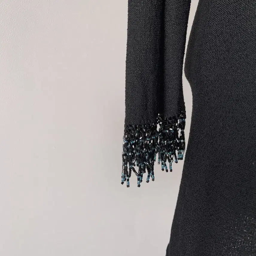 [BUNJANG] Laurel Black Knit Cardigan / 55 laurel 블랙 니트 (홍콩산, 에스카다 코리아 수입)