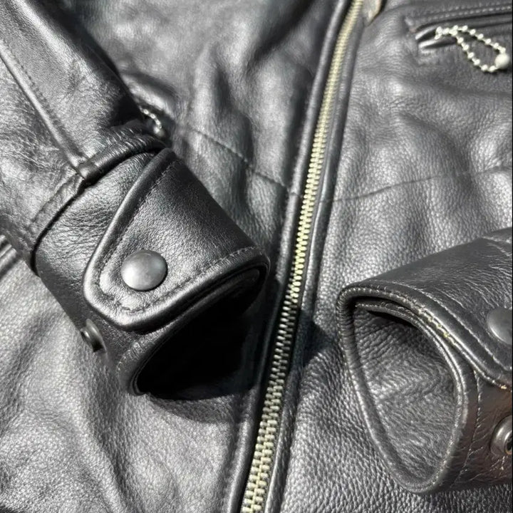 [BUNJANG] Mulholland Drive 1930s Retro Leather Rider Jacket / 빈티지 스타일 뮬홀랜드 드라이브 1930&