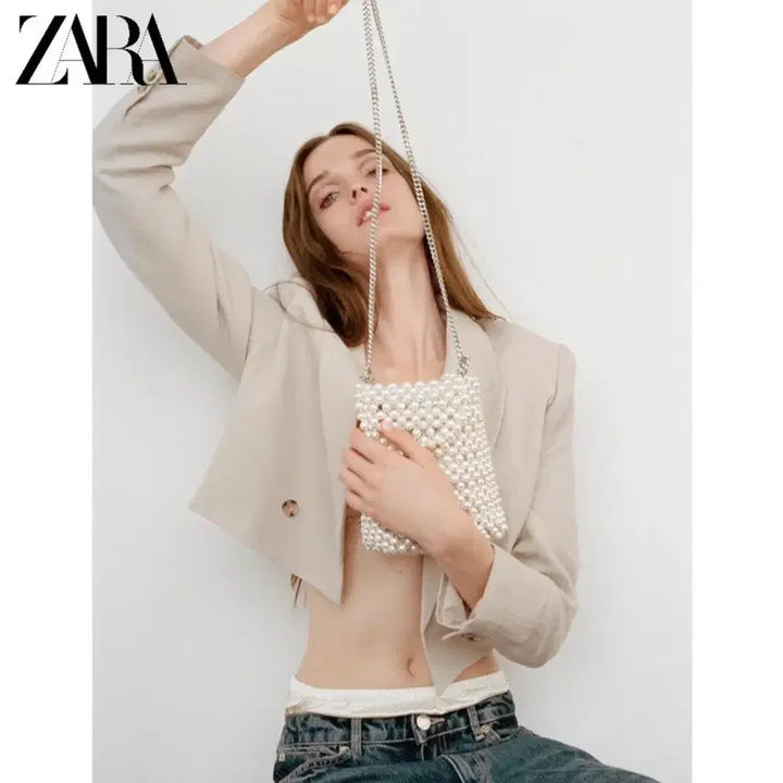 [BUNJANG] ZARA Pearl Bucket Bag / ZARA 진주 버킷백