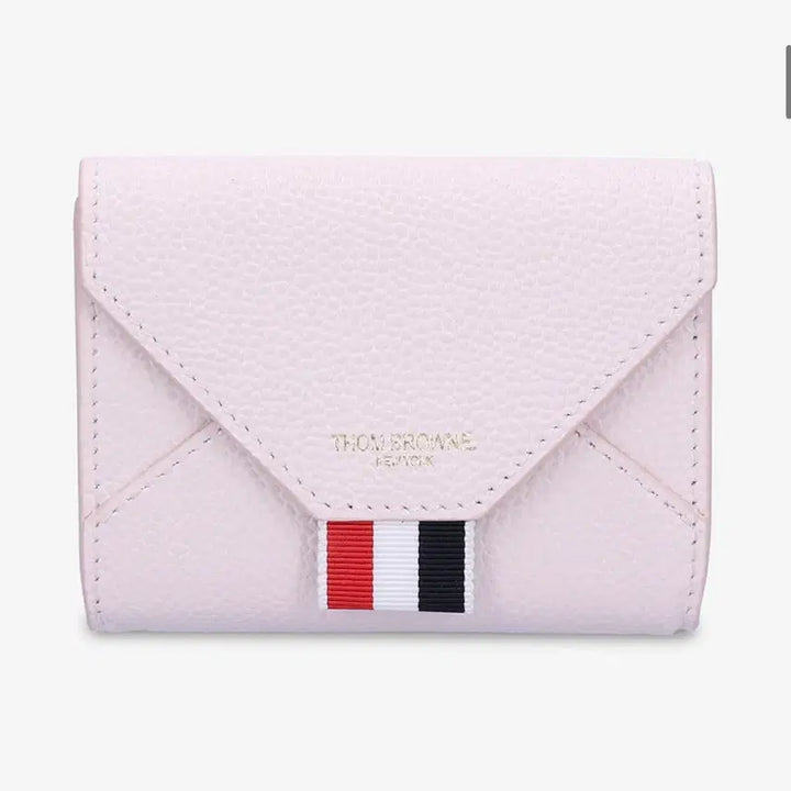 [SOLD OUT] 새상품) 톰브라운 페블 그레인 엔벨롭 카드 케이스 지갑 라이트 핑크