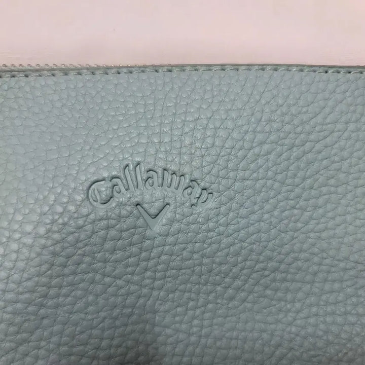 [BUNJANG] Callaway Mint Green Clutch Bag / 캘러웨이 민트색 클러치백 태슬 지퍼